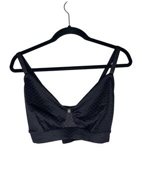 Torrid Black Fishnet Lace Retro Wirefree Bralette Size 2x